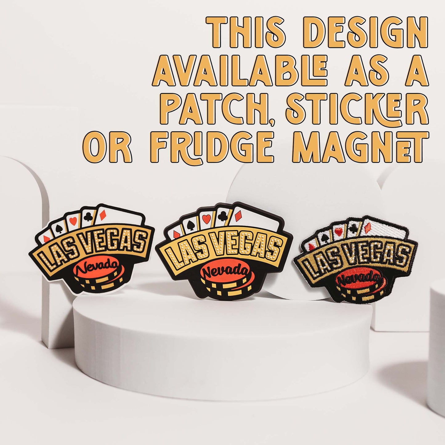 Las Vegas PVC Fridge Magnet