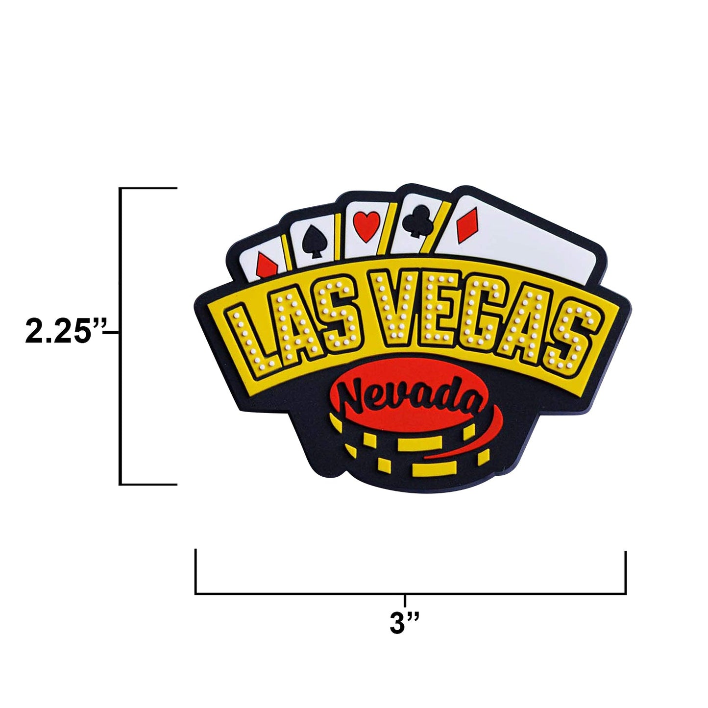 Las Vegas PVC Fridge Magnet