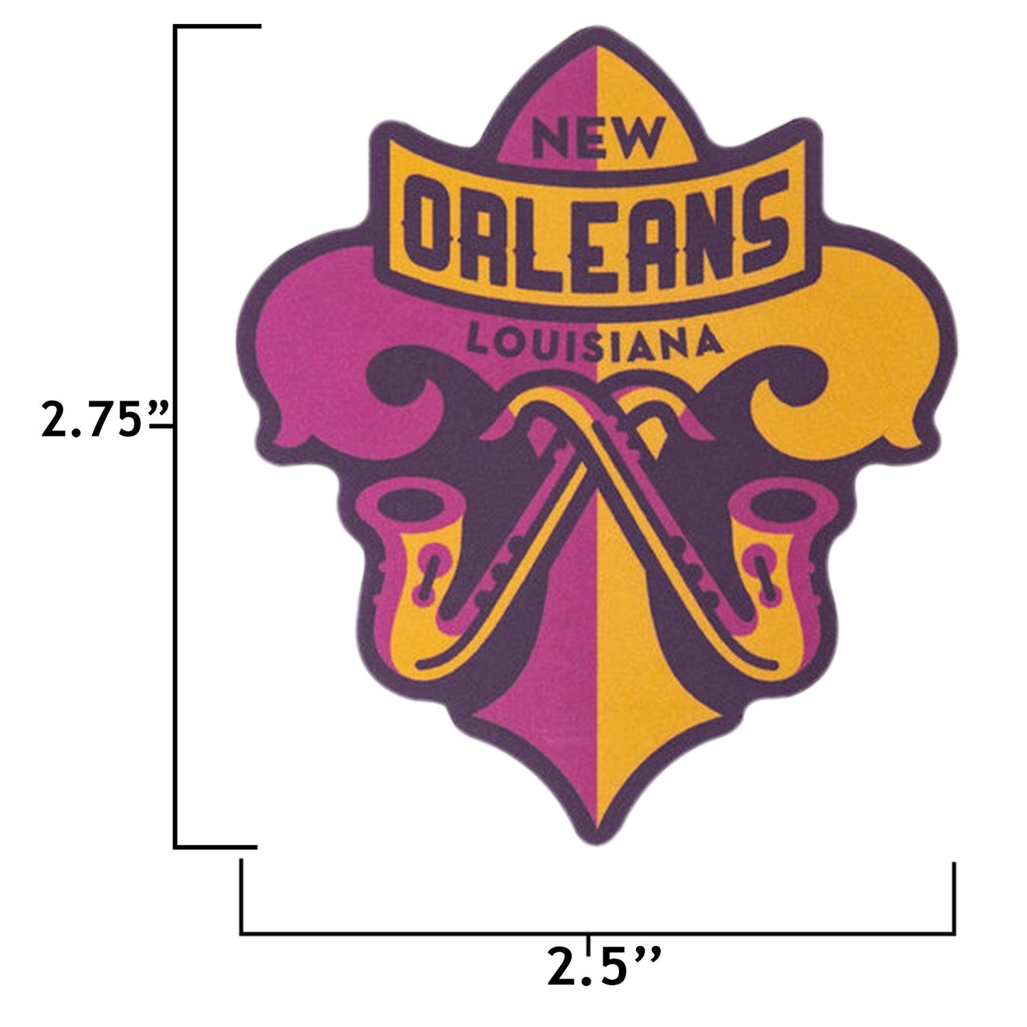 New Orleans Louisiana Sticker