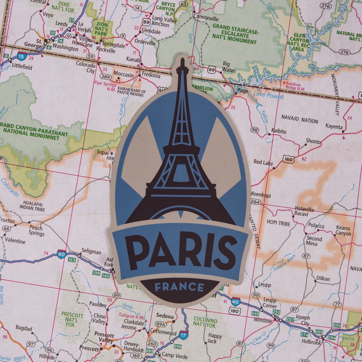 Paris France Sticker