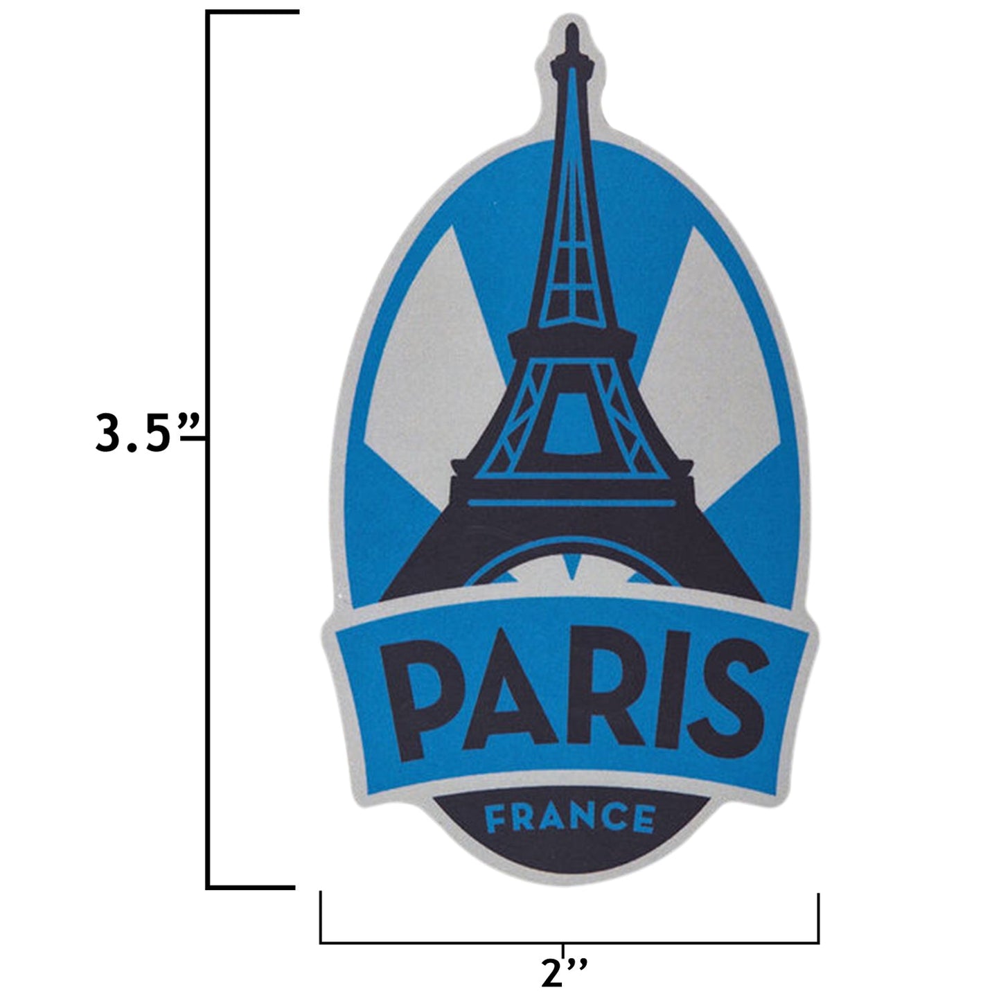 Paris France Sticker