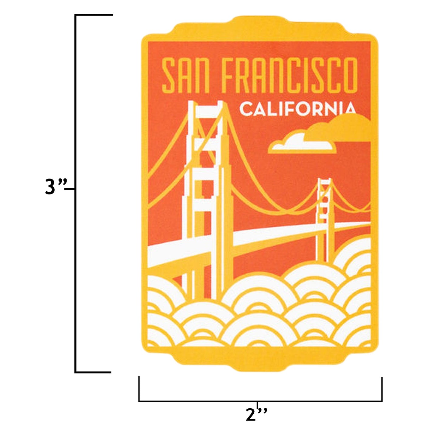 San Francisco California Sticker
