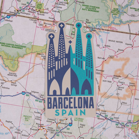 Barcelona Spain Sticker