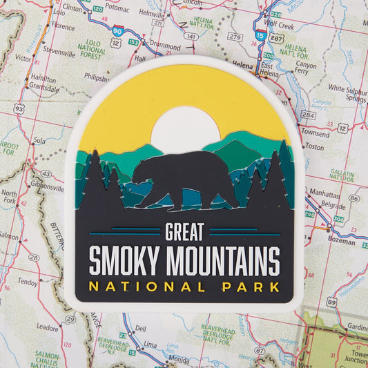 Great Smoky Mountains National Park PVC Fridge Magnet