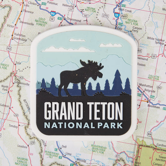 Grand Teton National Park PVC Fridge Magnet