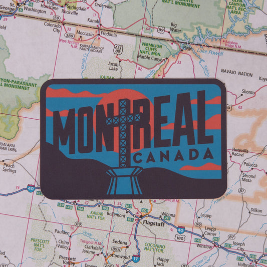 Montreal Quebec Sticker