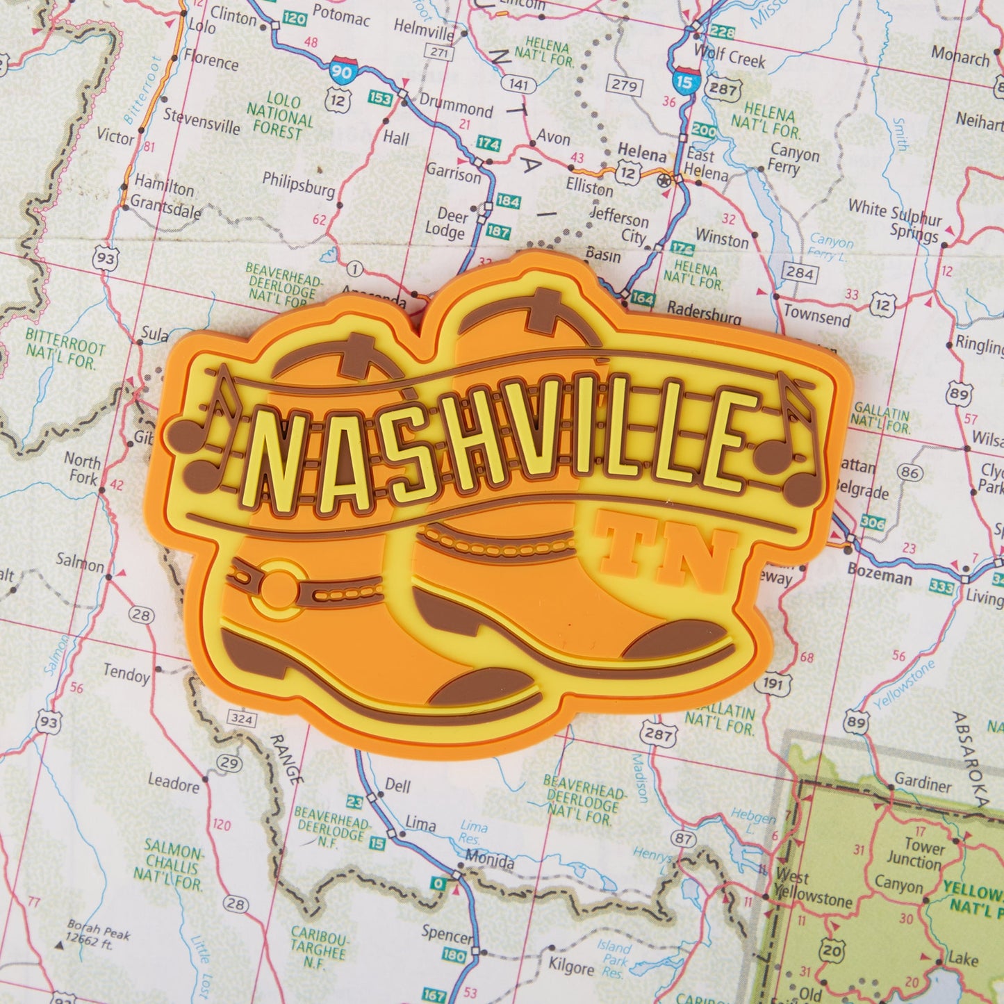 Nashville Tennessee PVC Fridge Magnet