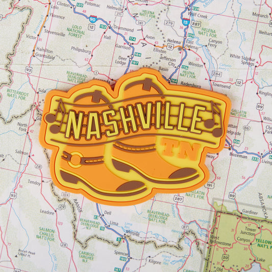 Nashville Tennessee PVC Fridge Magnet