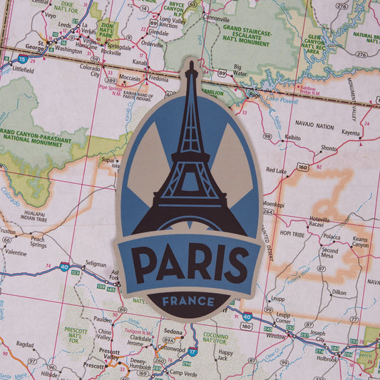 Paris France Sticker