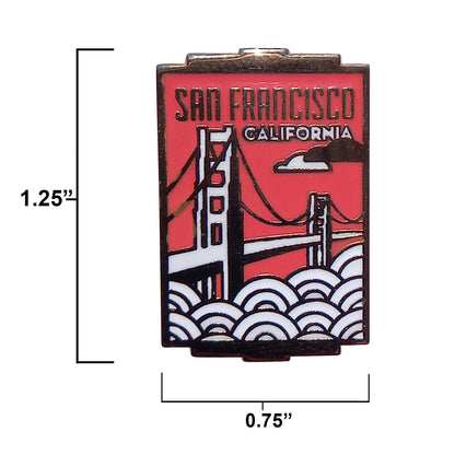 San Francisco California Enamel Pin