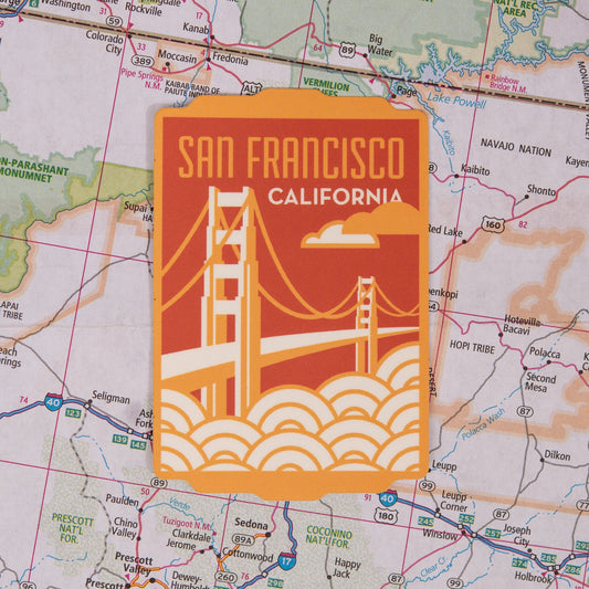 San Francisco California Sticker