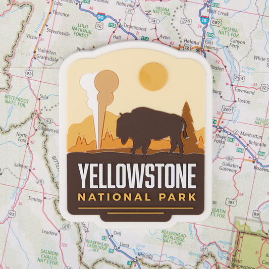 Yellowstone National Park PVC Fridge Magnet