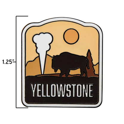 Yellowstone National Park Enamel Pin